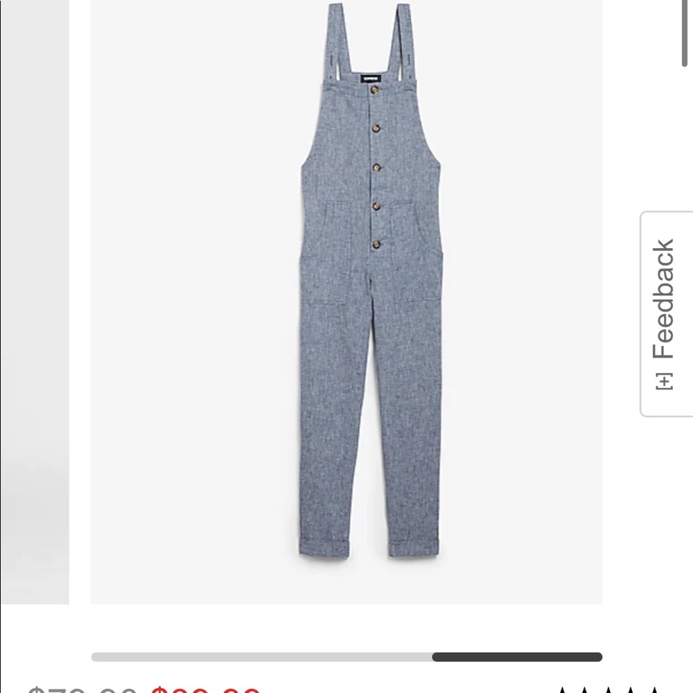 Linen overalls
